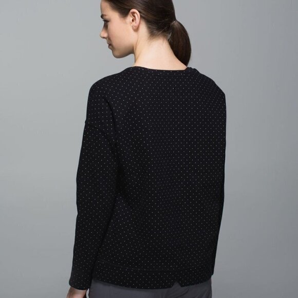 LULULEMON | Keep Up Crew in Sweet Spot Black Angel Wing/Black - Picture 5 of 14